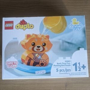 NIB Lego Duplo Retired Set 10964 Bath Time Fun: Floating Red Panda Factory Seale